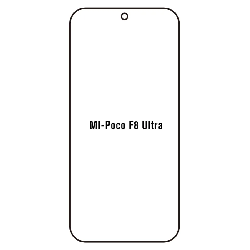 Sunshine Xiaomi Poco F8 Ultra Predná Hydrogél ochranná fólia Strih: Kompatibilná s krytom 2, Typ fólie: Anti-Spy (Privacy)