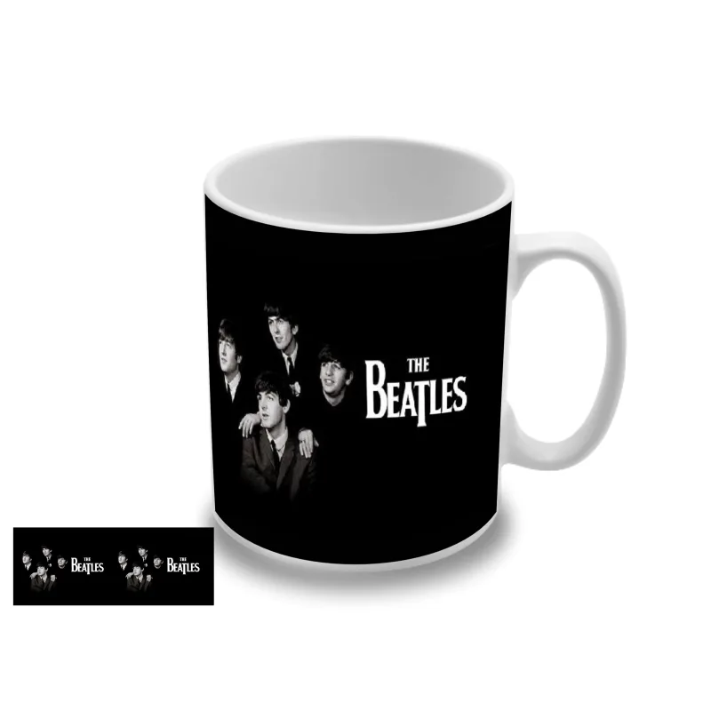 Beatles Band Black and White motív 2 (hrnček)