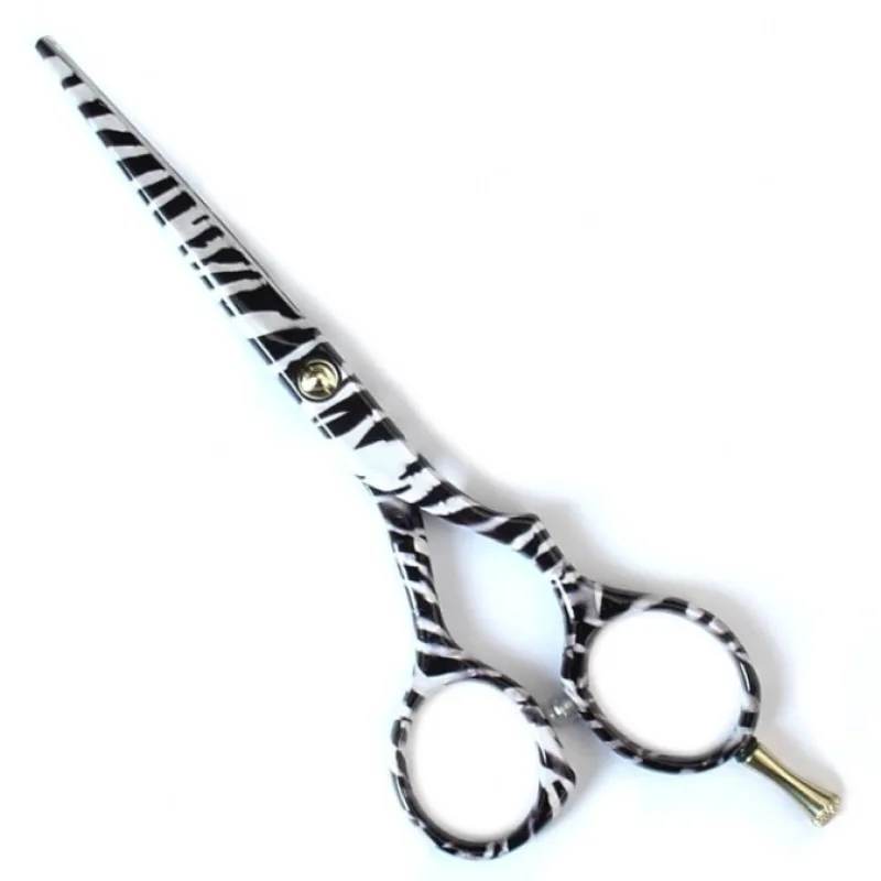 PRO FEEL JAPAN Biela Zebra 5255 profesionálne kadernícke nožnice na vlasy 5,5'