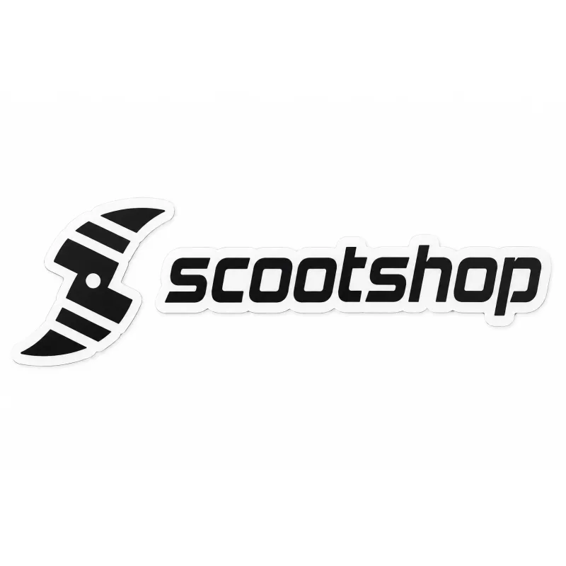 Nálepky Scootshop malé čierne