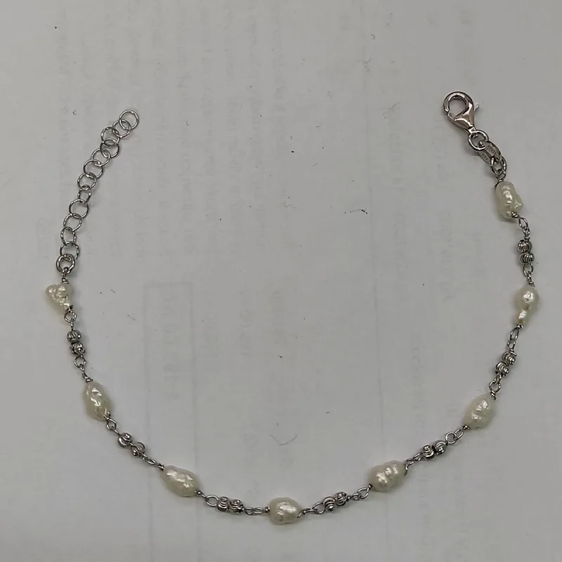 nár kuličky a perličky oválné dĺžka náramku 16+3cm