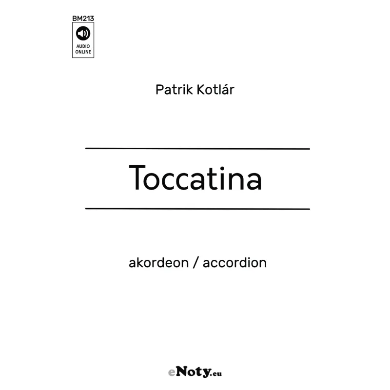 eNoty Toccatina pro akordeon