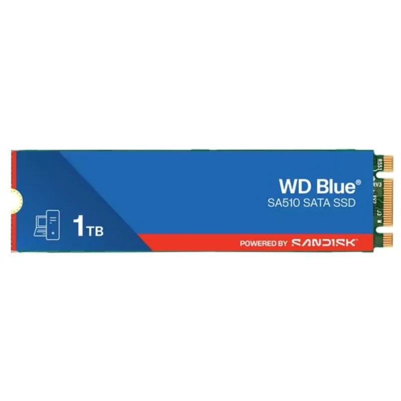 WD Blue SA510 SSD Powered by SanDisk 1TB M.2 SATA 560/520MBps WDS100T3B0B…
