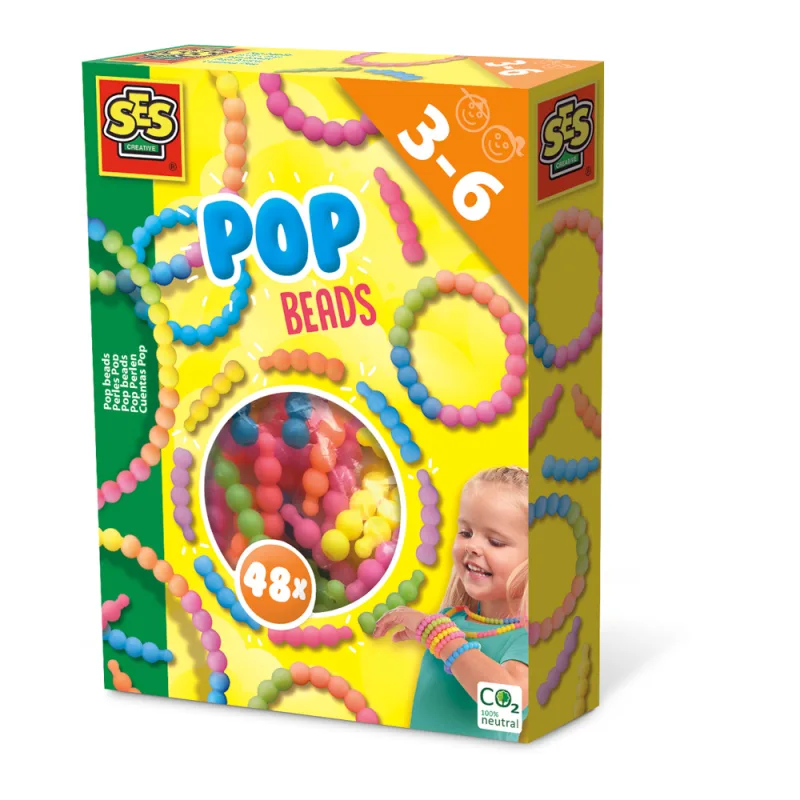 SES POP korálky - tvorenie náramkov a náhrdelníkov
