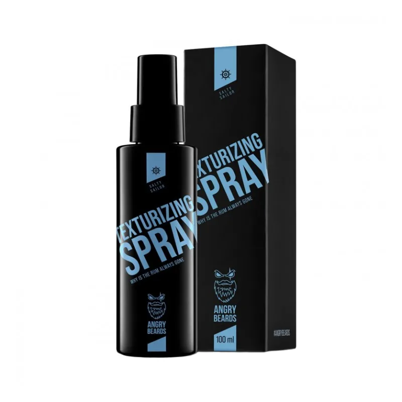 Slaný sprej na vlasy ANGRY BEARDS Texturizing sprej Salty Sailor 100 ml
