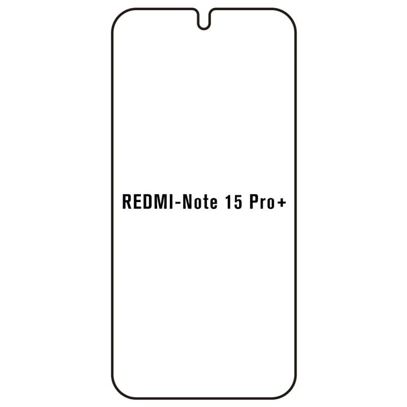 Sunshine Xiaomi Redmi Note 15 Pro+ Predná Hydrogél ochranná fólia Strih: Predná 2, Typ fólie: Číra