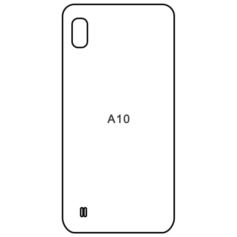 Sunshine Samsung A10 Zadná Hydrogél ochranná fólia Strih: Zadná časť 1, Typ fólie: Matná