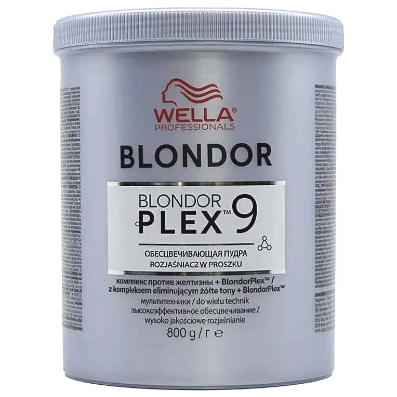 WELLA Professionals Blondor Plex 800g - melírovací prášok pre dokonalé zosvetlenie vlasov