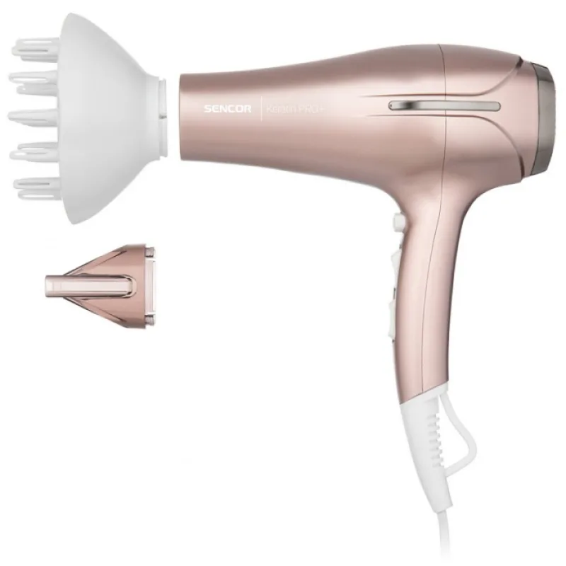 SENCOR SHD 6800RG Hair Dryer 2300W - fén s difuzérom a ionizátorom - staroružový