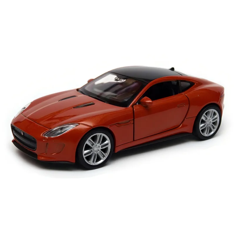 Welly Welly Jaguar F-Type Coupe 1:34 tmavo oranžový
