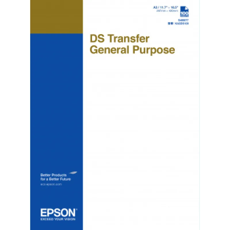 EPSON Víceúčelový transferový papír DS, listy A3 C13S400077