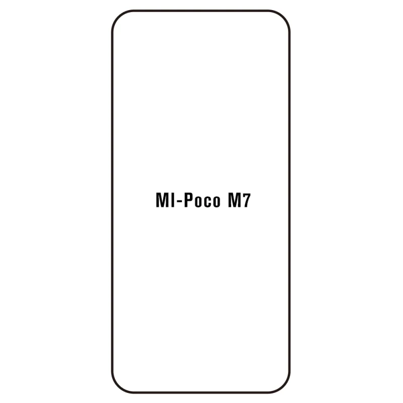Sunshine Xiaomi Poco M7 4G Predná Hydrogél ochranná fólia Strih: Kompatibilná s krytom, Typ fólie: Číra