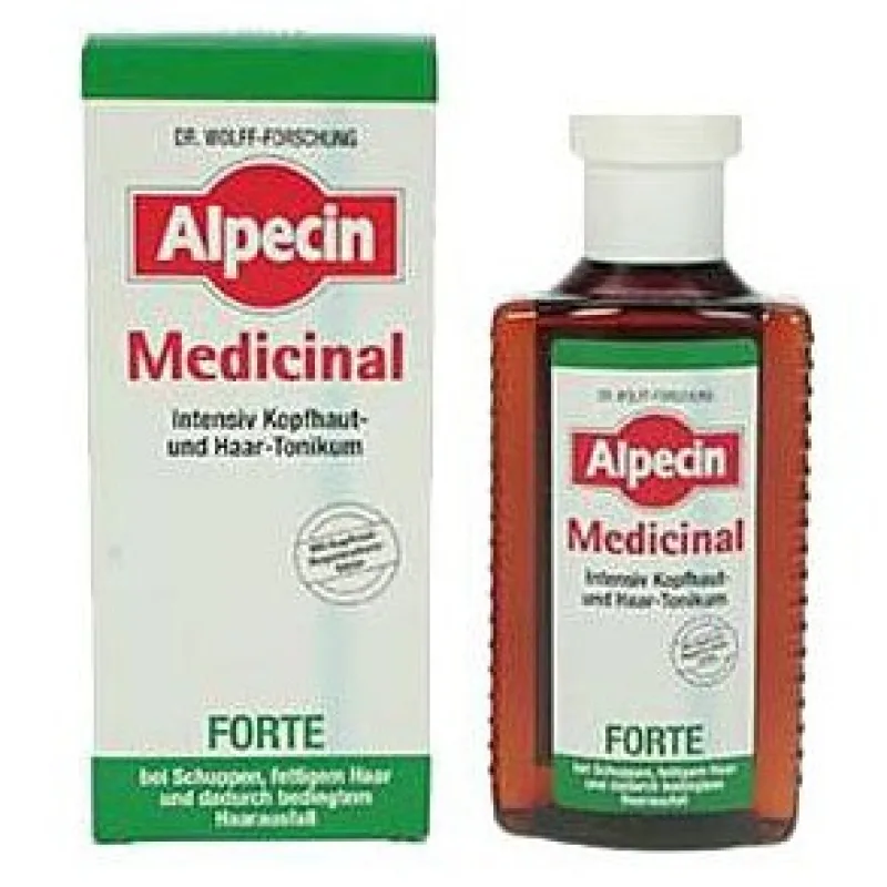 DR. WOLFF ALPECIN MEDICINAL Intenzívne vlasové tonikum FORTE proti lupinám a vypadávaniu vlasov 200ml