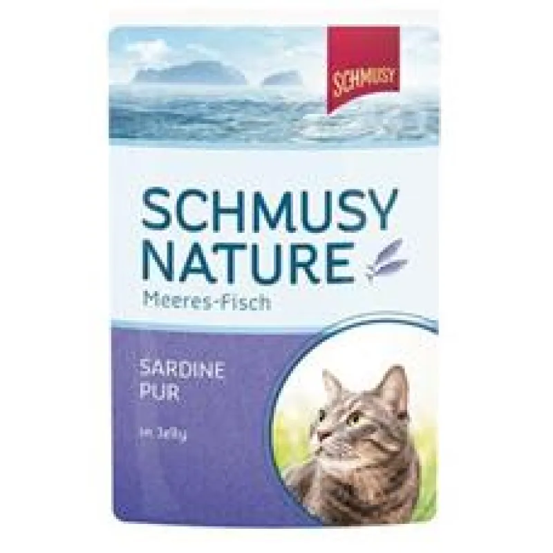 Schmusy Cat Kapsa Fish Sardinky V Želé 100 g poslední kus