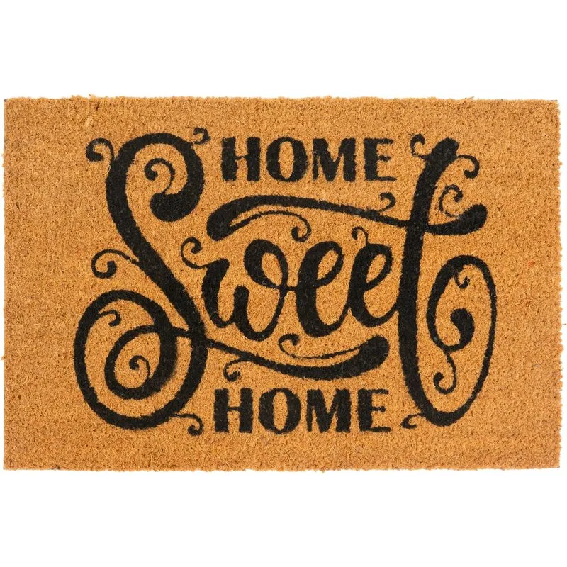 Rohožka MagicHome, pred dvere, Home sweet home, kokos/pvc, 40x60 cm