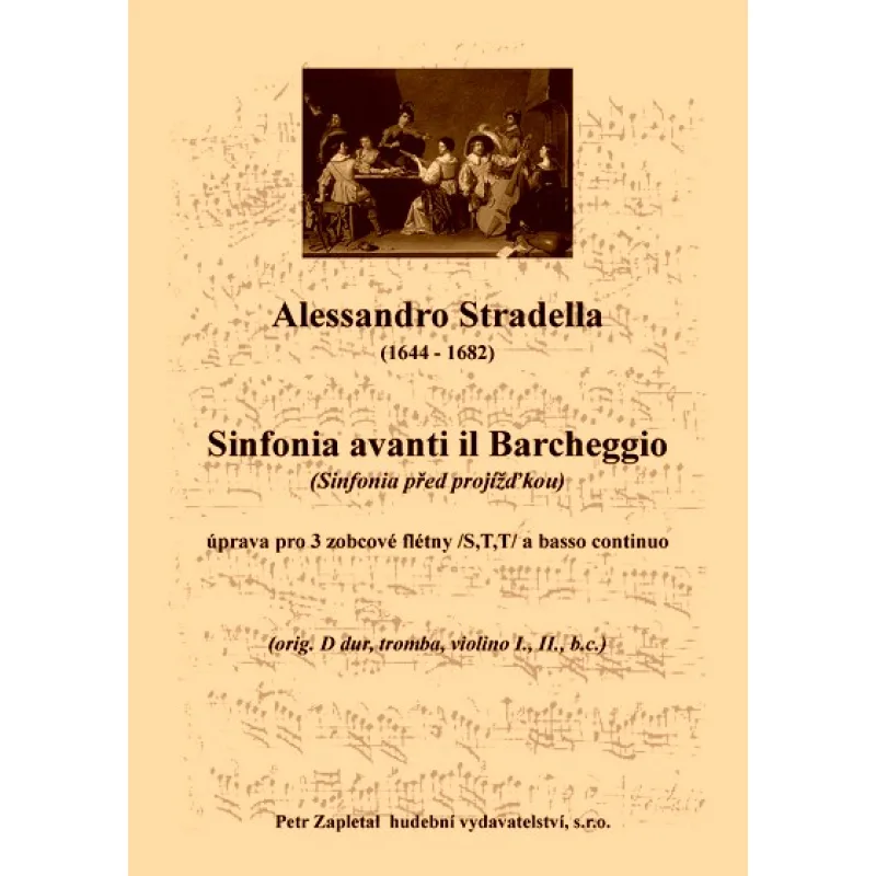NotaNota Sinfonia avanti il Barcheggio (Sinfonia před projížďkou) - úprava