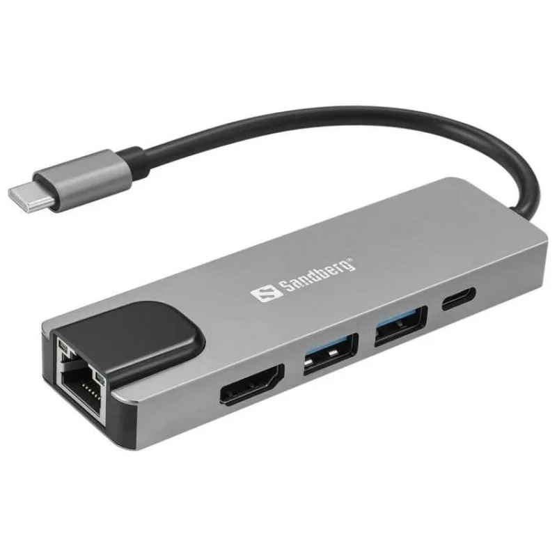 Sandberg USB-C 5in1 Travel Dock Saver (336-99)