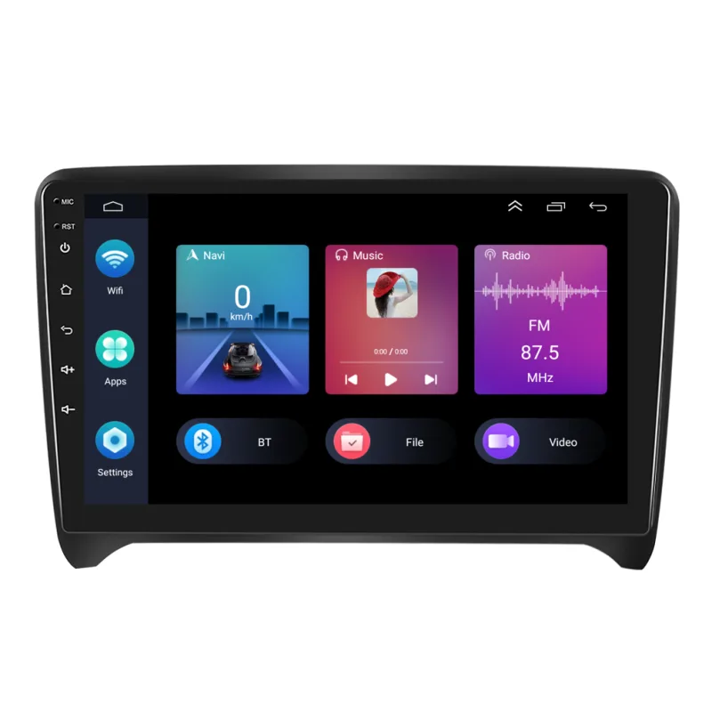 Podofo 2DIN autorádio PEV32 Android, Audi TT B148
