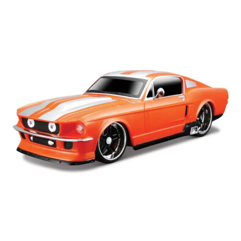 Maisto RC 1967 Ford Mustang GT Radio Control Vehicle, oranžový 1:24