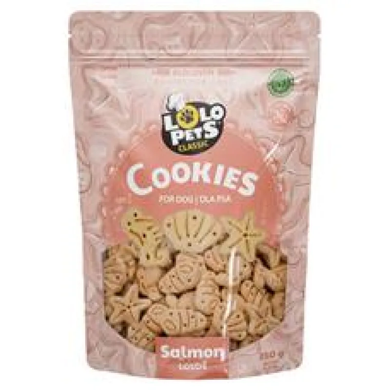 Sušenky KOSTIČKY MOŘSKÉ PLODY s lososem pro psy 350g