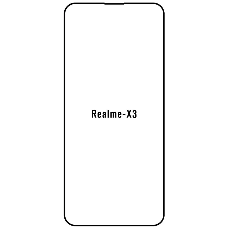 Sunshine Realme X3 Predná Hydrogél ochranná fólia Strih: Predná 2, Typ fólie: Anti-Spy (Privacy)