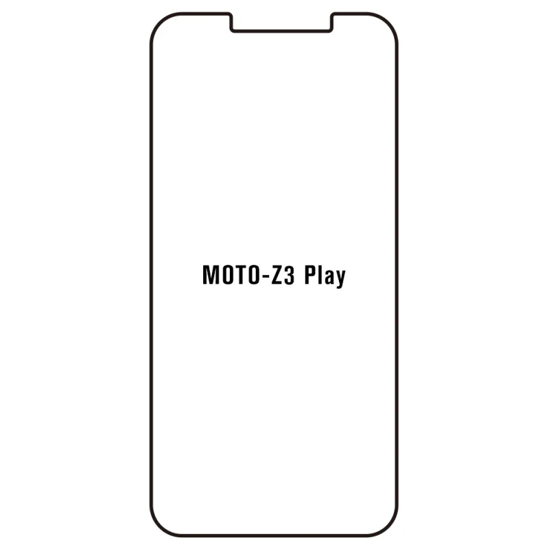 Sunshine Motorola Z3 PLAY Predná Hydrogél ochranná fólia Strih: Predná 2, Typ fólie: Anti-Spy (Privacy)