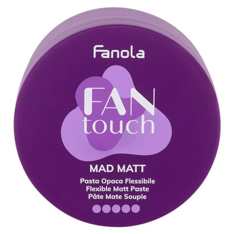 FANOLA Fan Touch Mad Matt Flexible Paste 100ml - pružná matná pasta na vlasy