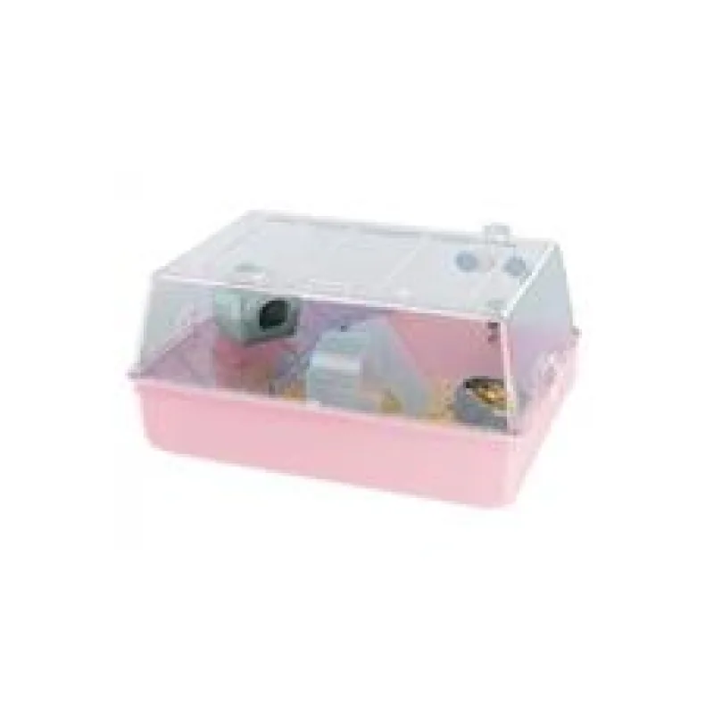 Klec DUNA Mini Hamster 55x39x27cm křeček mix barev FP 1ks - mírně praské víko