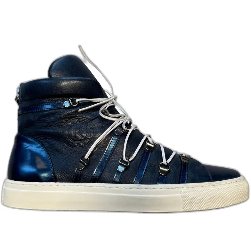 Rage Age by Czapul High Camoo 3 Top Dark Blue Sneakers - 43