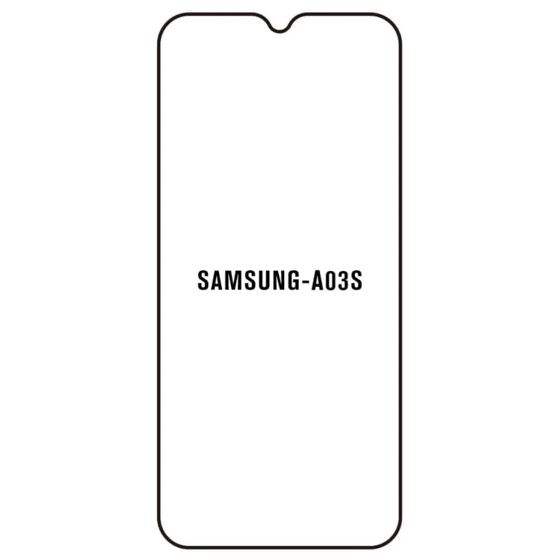 Sunshine Samsung A03S Predná Hydrogél ochranná fólia Strih: Kompatibilná s krytom, Typ fólie: Matná