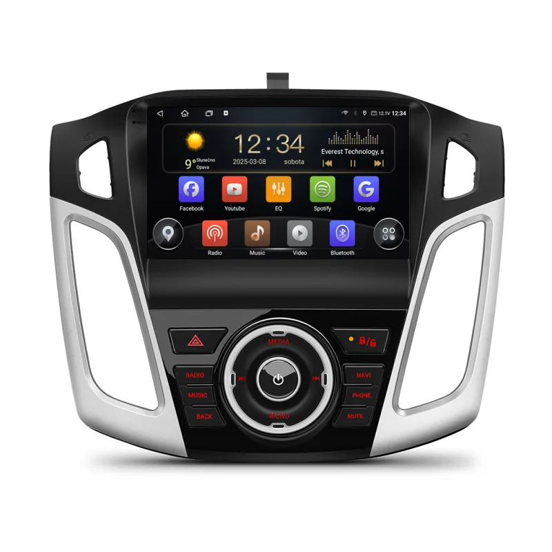 Isudar 2DIN autorádio T72-IEV153 Android, Ford Focus III T72-UN04M/XTFF01