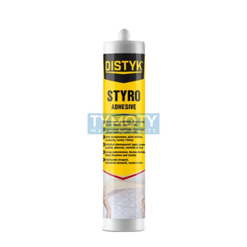 Distyk Lepidlo na polystyrén - 310 ml biela, kartuša
