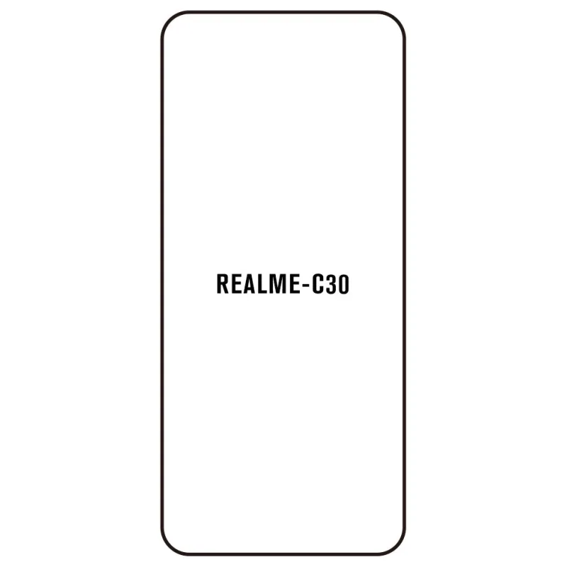 Sunshine Realme C30 Predná Hydrogél ochranná fólia Strih: Predná 2, Typ fólie: Číra