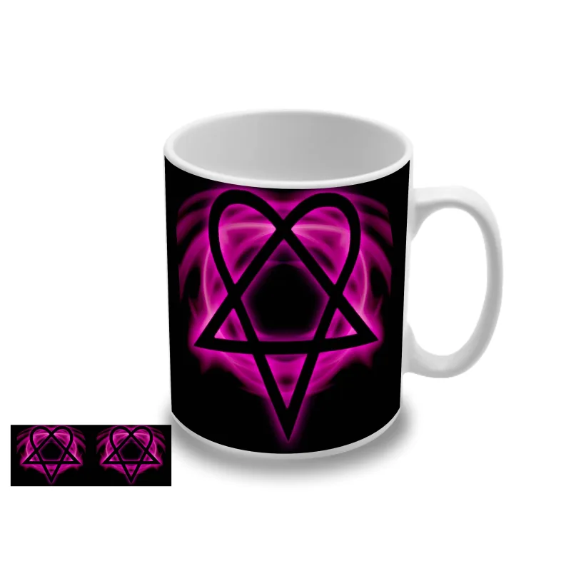 HIM - Pink Heartagram (hrnček)