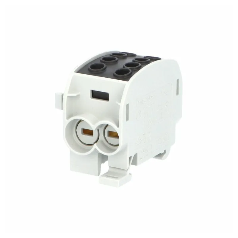 Hora eTec GmbH Svorkovnica rozbočovacia Cu HLAK 70/1 C L SW čierna 300A vstup 2x70mm2 výstup 2x50mm2