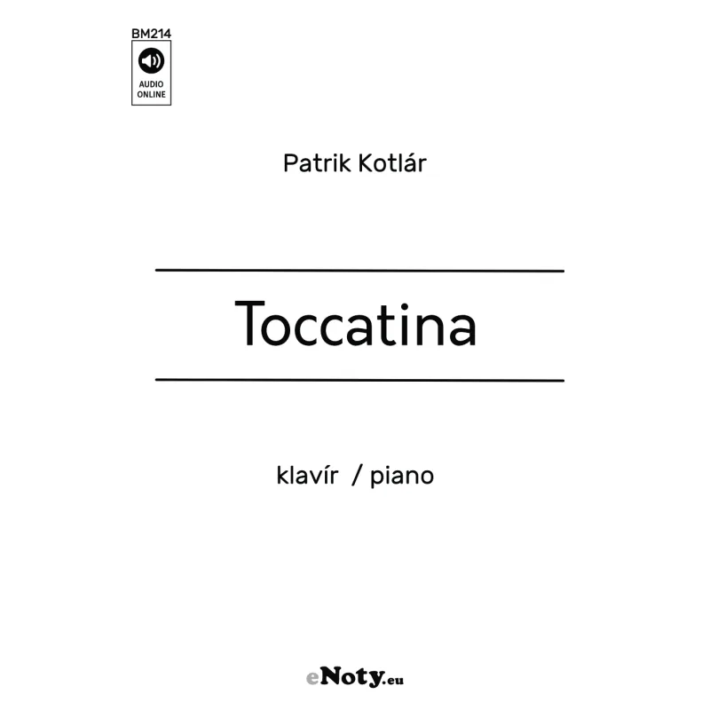 eNoty Toccatina pro klavír