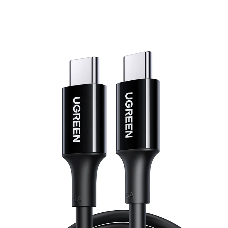 Ugreen US300 USB-C / USB-C 480Mb/s 5A 2m kábel – čierny