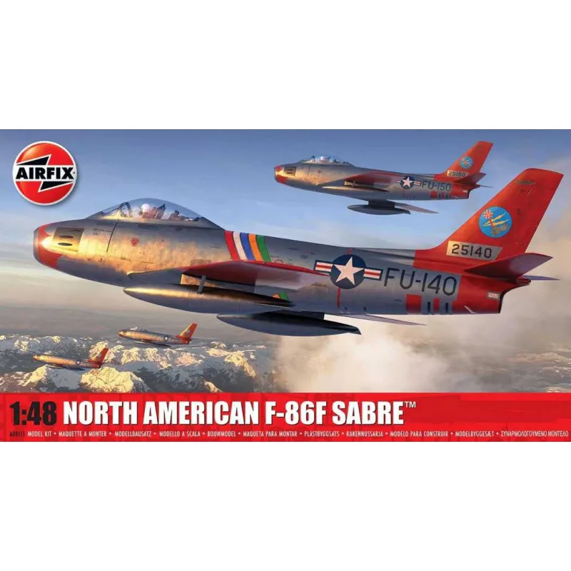 Airfix Classic Kit lietadlo A08111 - North American F-86F Sabre (1:48)