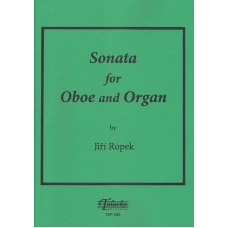 Talacko Editions Sonata for oboe and organ