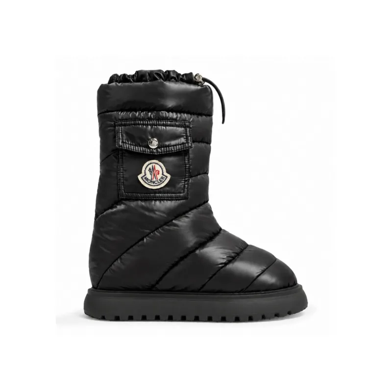 Moncler Gaia Pocket Mid Snow Boots Black - 37