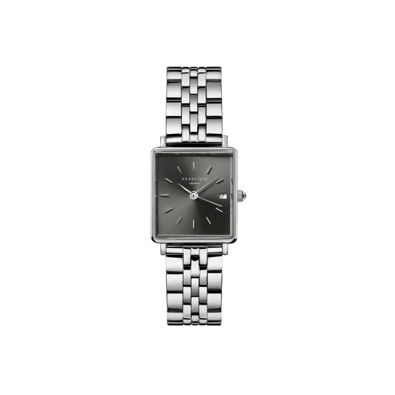 Dámske hodinky Rosefield Boxy XS Grey BGSSS-Q051