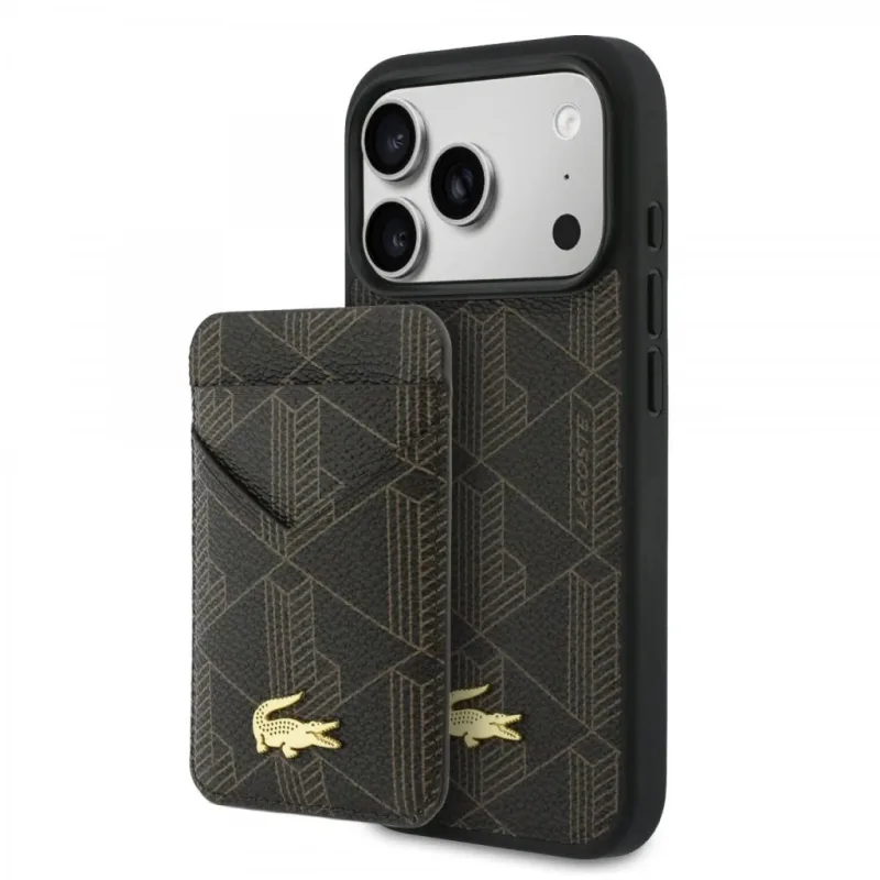 Lacoste Iconic Petit Pique MagSafe kryt + peňaženka iPhone 17 Pro Max…
