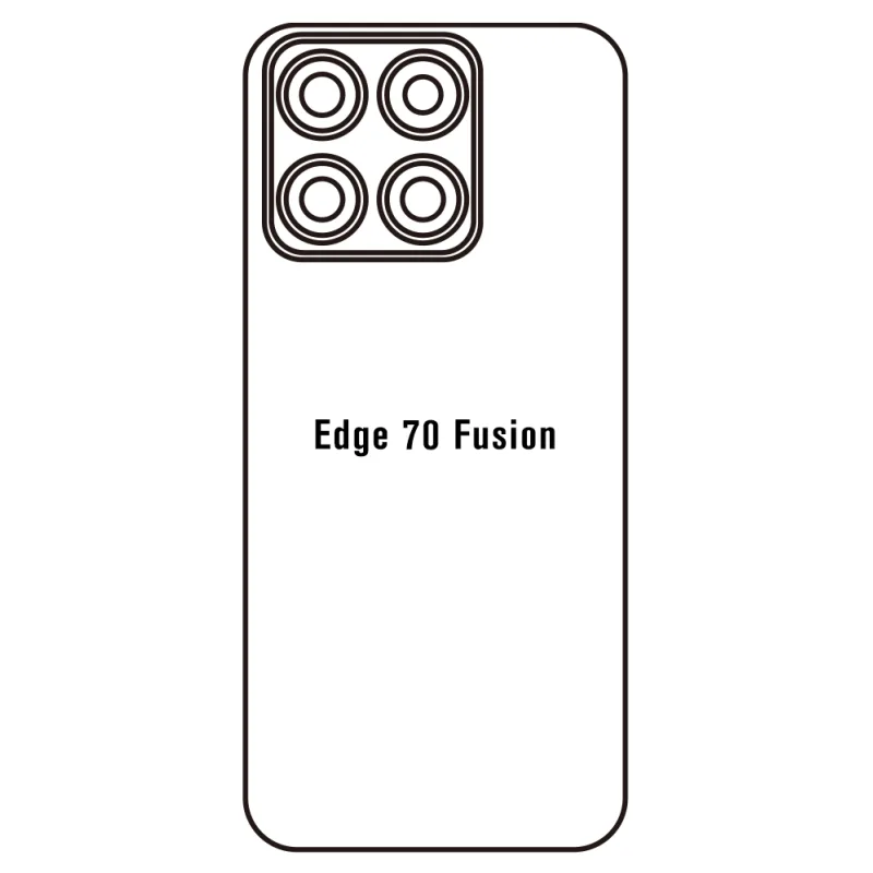 Sunshine Motorola Edge 70 Fusion Zadná Hydrogél ochranná fólia Strih: Zadná časť 2, Typ fólie: Číra