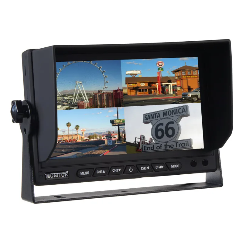AHD monitor 7" s kvadrátorem a s 4x4PIN vstupy sv702qAHD