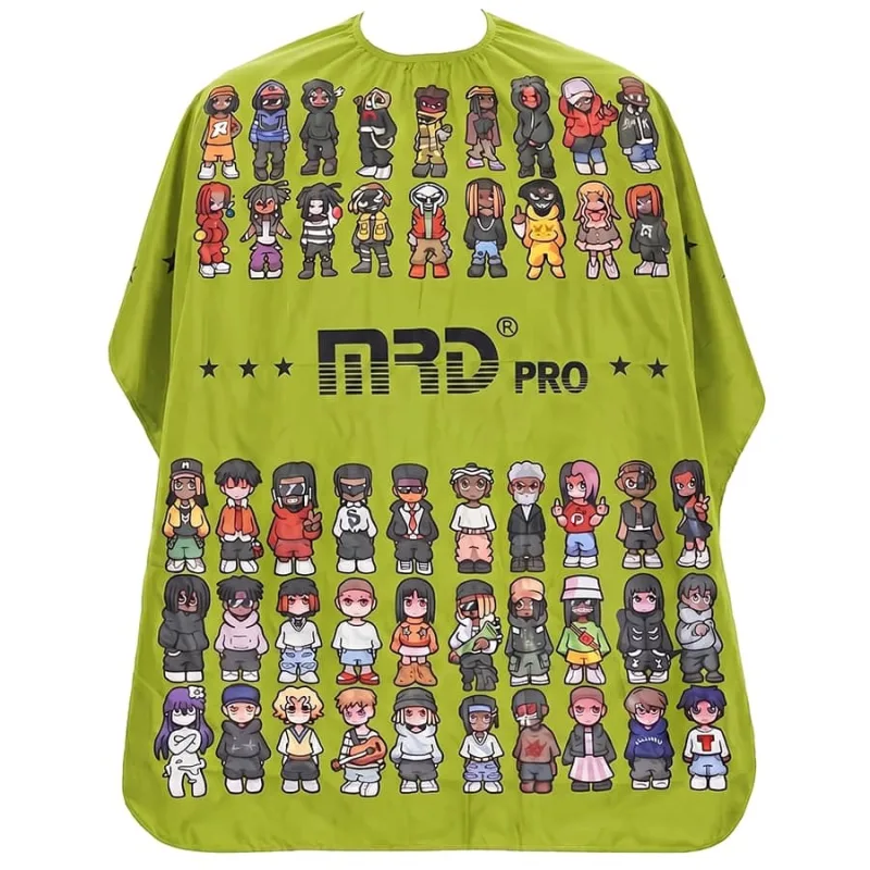MRD Pro Barber pláštenka pre zákazníka MRD Professional Cutting cape Green