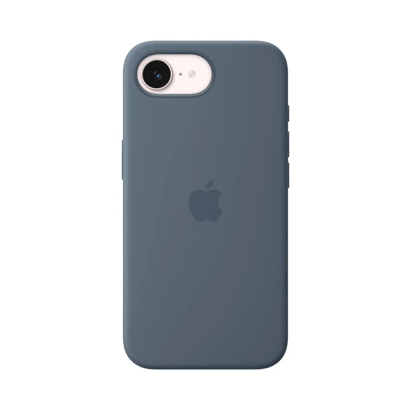 iPhone 17e Silicone Case with MagSafe – Oceľovo modrá MHWE4ZM/A