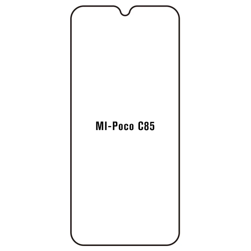 Sunshine Xiaomi Poco C85 5G Predná Hydrogél ochranná fólia Strih: Kompatibilná s krytom 2, Typ fólie: Proti modrému svetlu