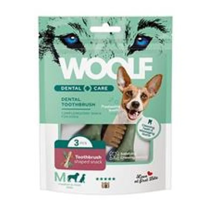 WOOLF Dental Care Toothbrush M 120g/3ks