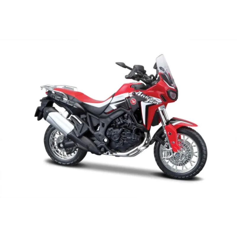 Maisto Motocykl, Honda Africa Twin DCT, červená, 1:18