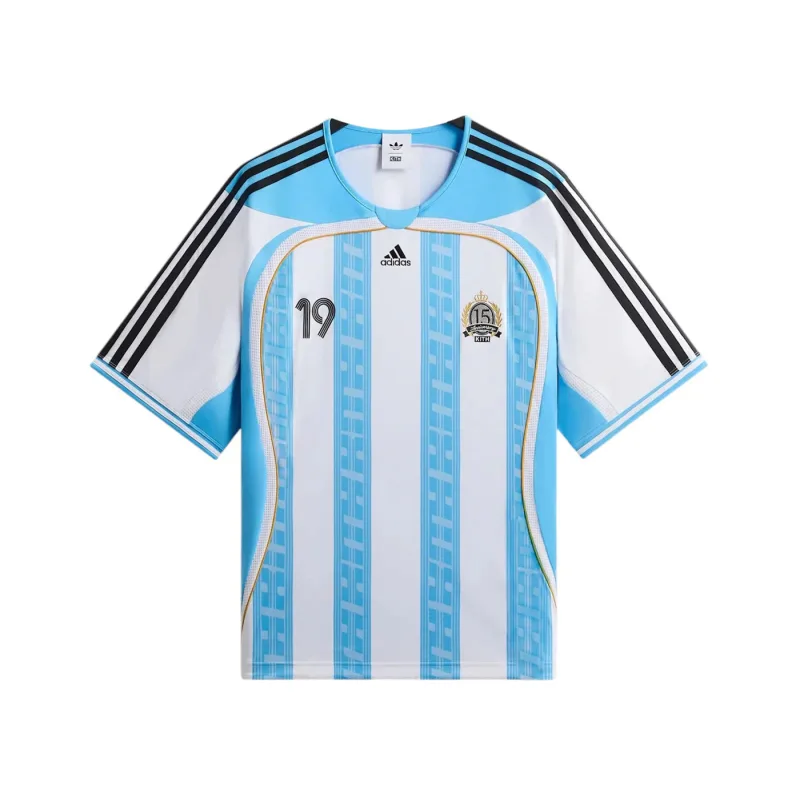 Kith x adidas Messi Football Jersey Blue/White - M
